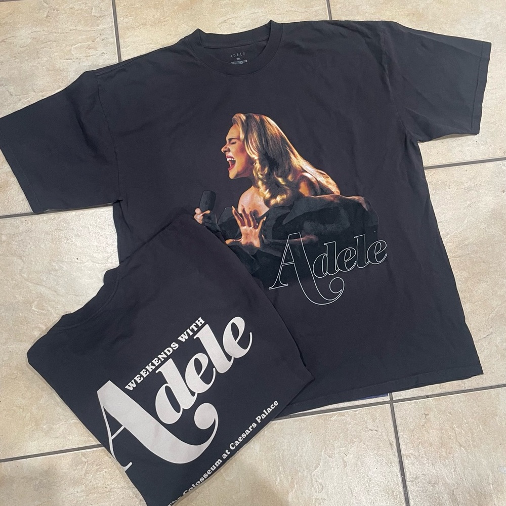 ADELE "Tour Merch" Las Vegas T-Shirt (Vintage Washed)